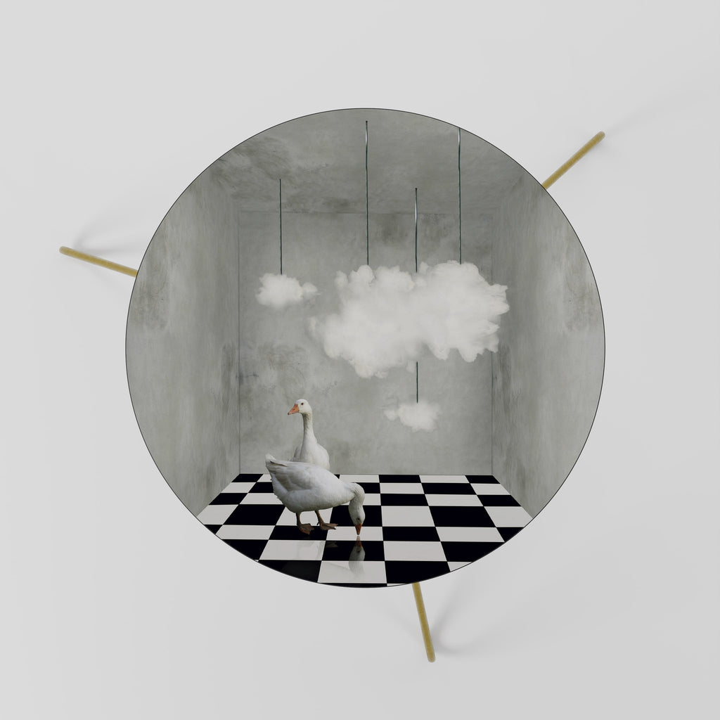 CHESS CLOUD SWAN Couchtisch 60