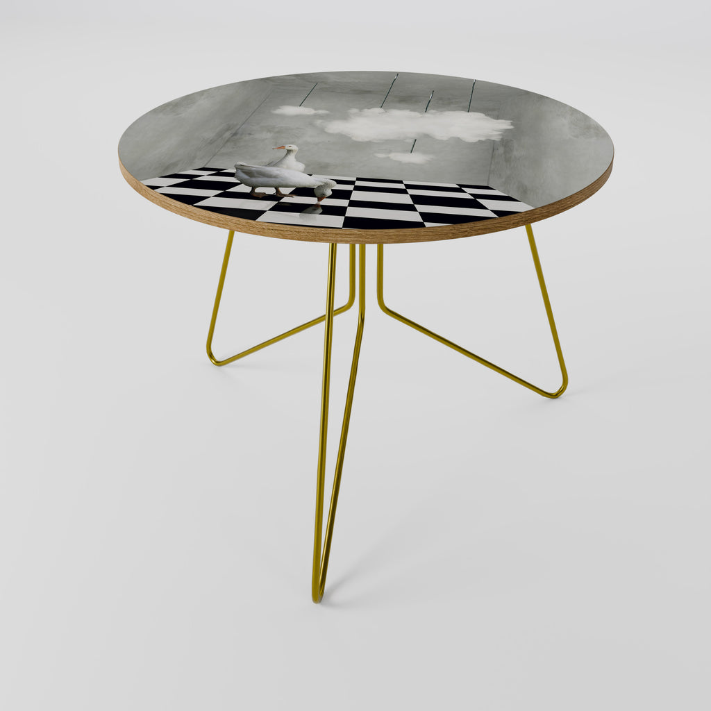CHESS CLOUD SWAN Couchtisch