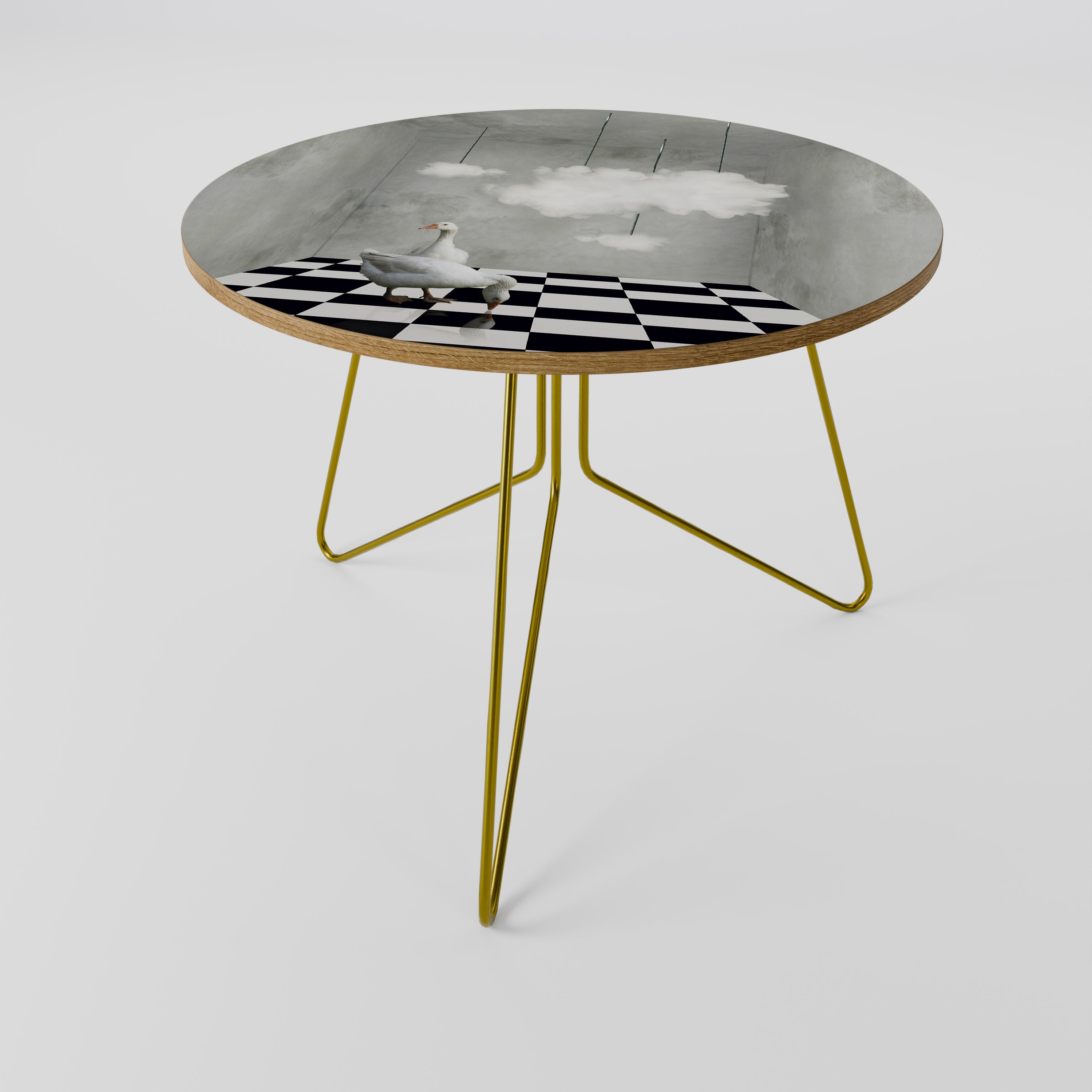 CHESS CLOUD SWAN Couchtisch