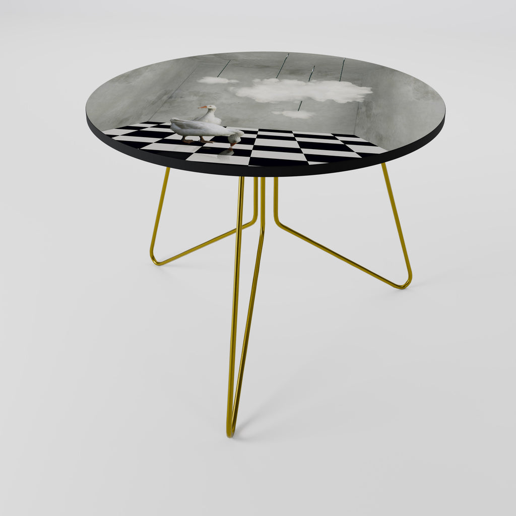 CHESS CLOUD SWAN Couchtisch