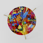 ABSTRACT RHAPSODY Couchtisch Ø 60 cm