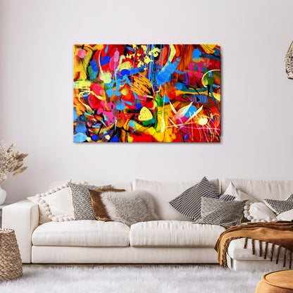 ABSTRACT RHAPSODY Horizontal Canvas Print