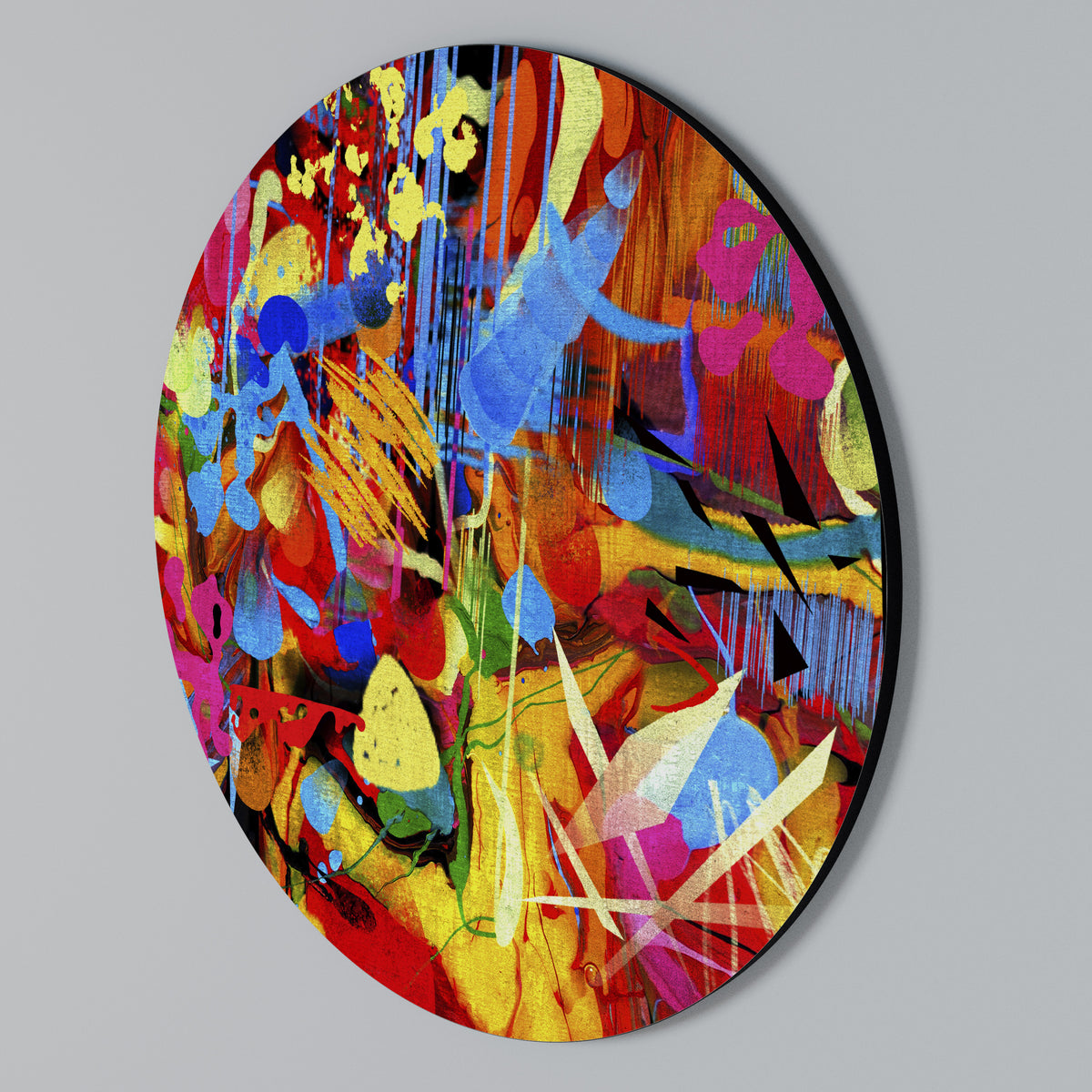 ABSTRACT RHAPSODY Rundes Wandbild