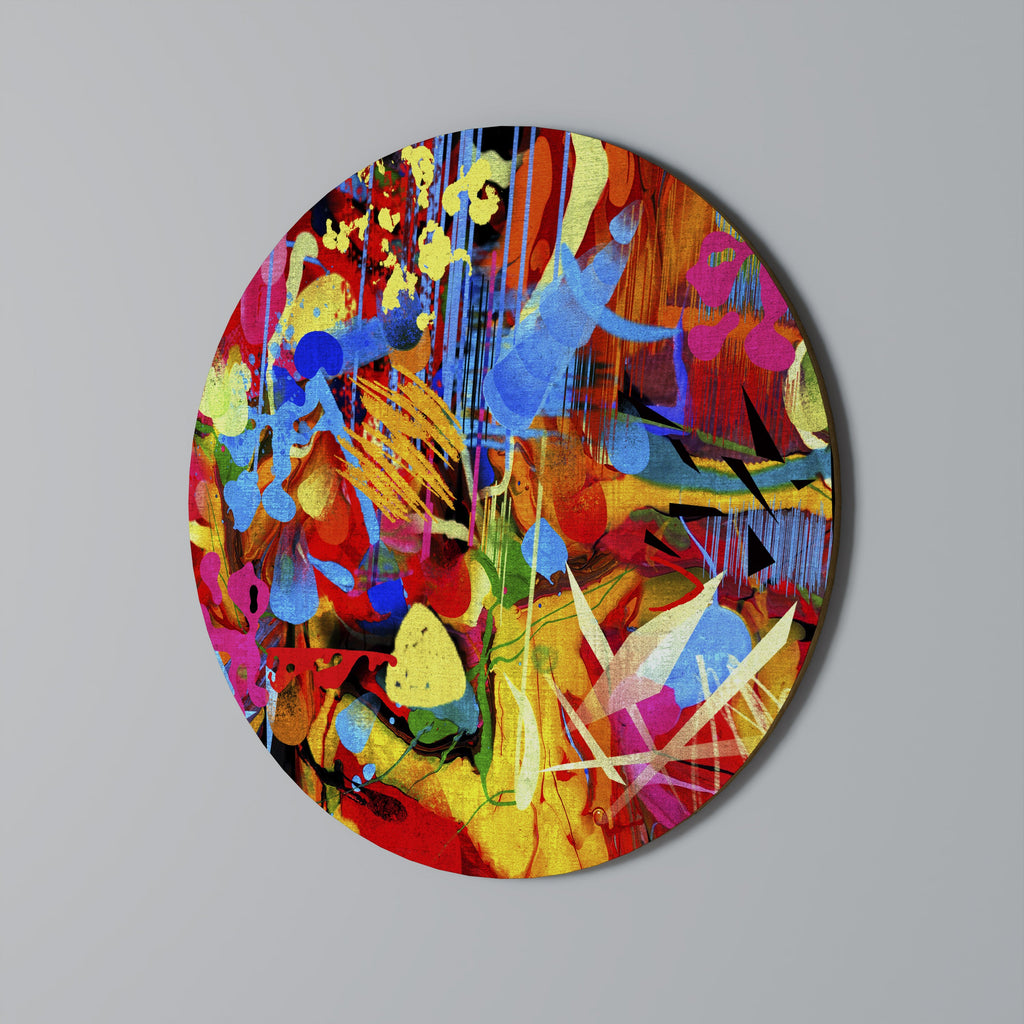 ABSTRACT RHAPSODY Runde Wandkunst