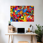 ABSTRACT RHAPSODY Selbstklebendes Horizontal-Poster