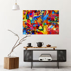 ABSTRACT RHAPSODY Selbstklebendes Horizontal-Poster