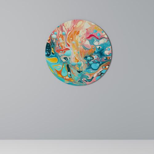 ARTISTIC ALCHEMY Runde Wanddekoration Ø 69 cm