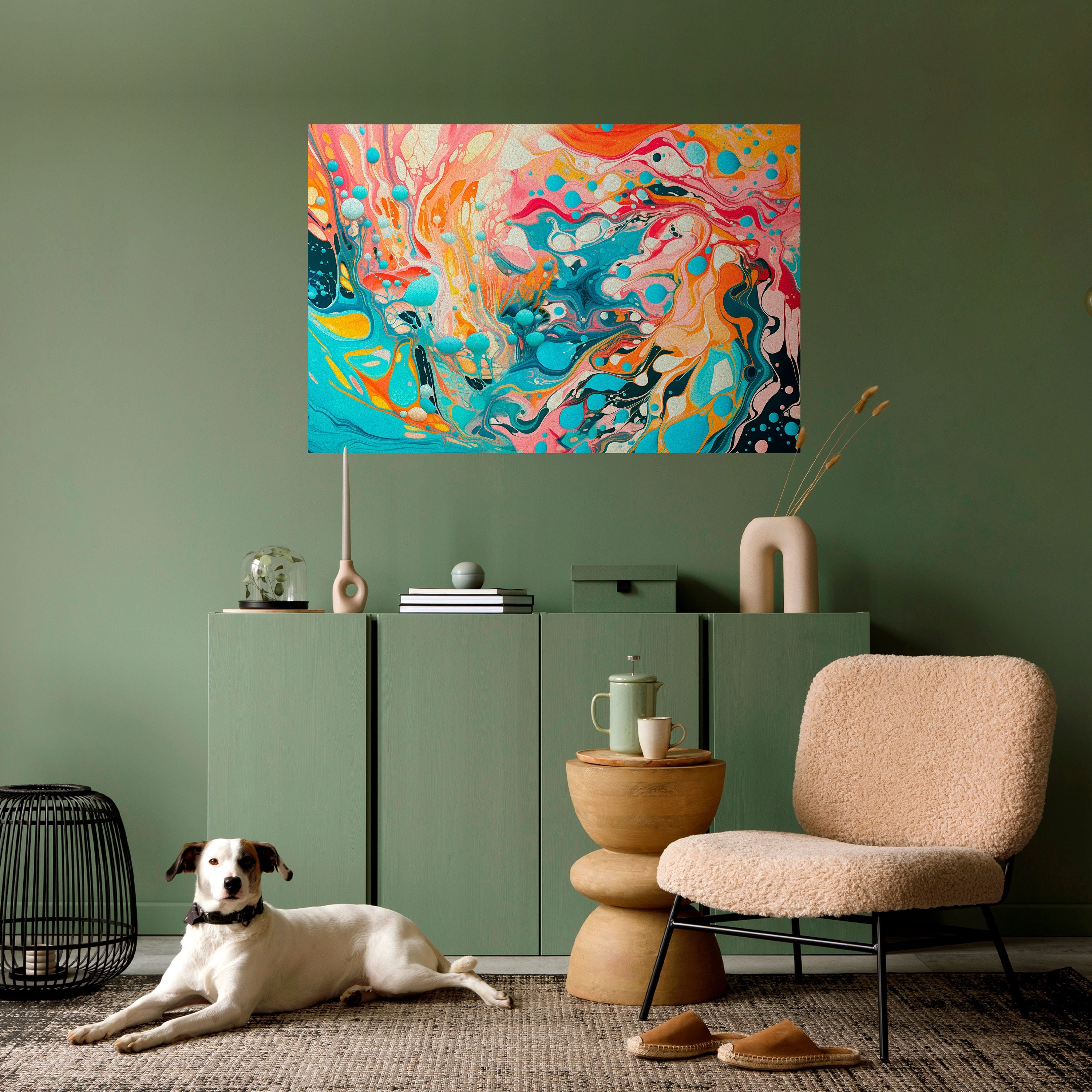 ARTISTIC ALCHEMY Horizontales Poster zum Abziehen und Aufkleben