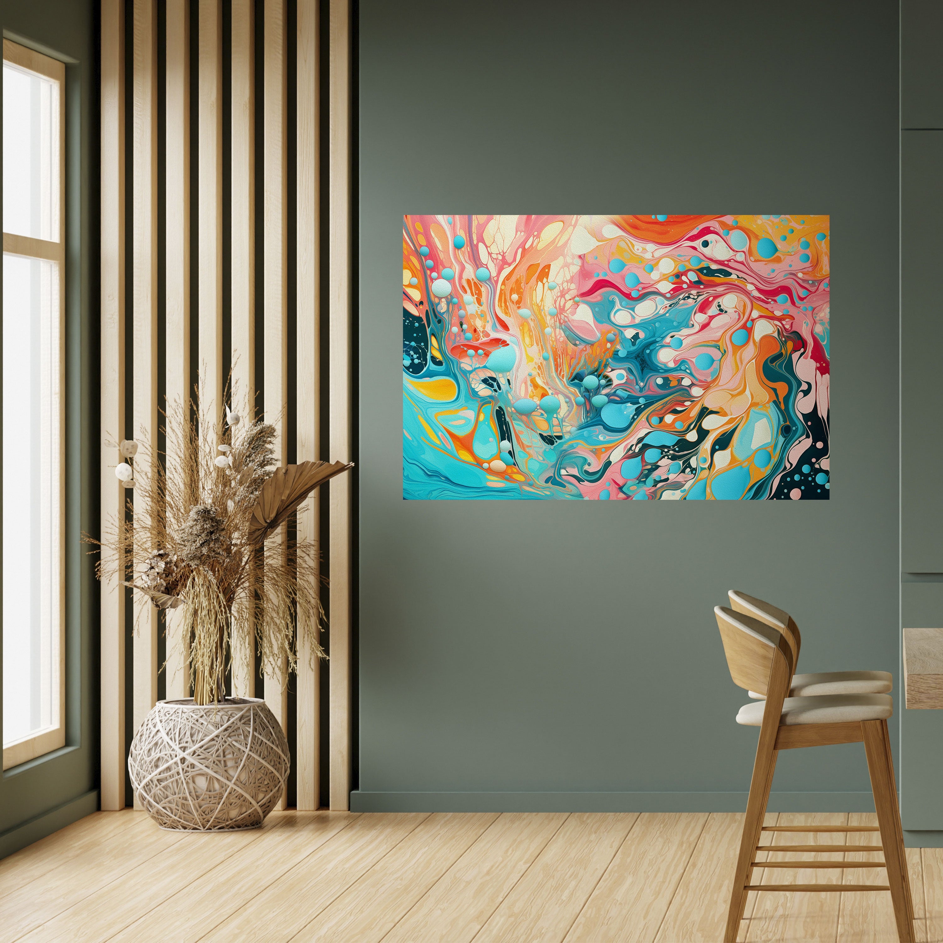 ARTISTIC ALCHEMY Horizontales Poster zum Abziehen und Aufkleben