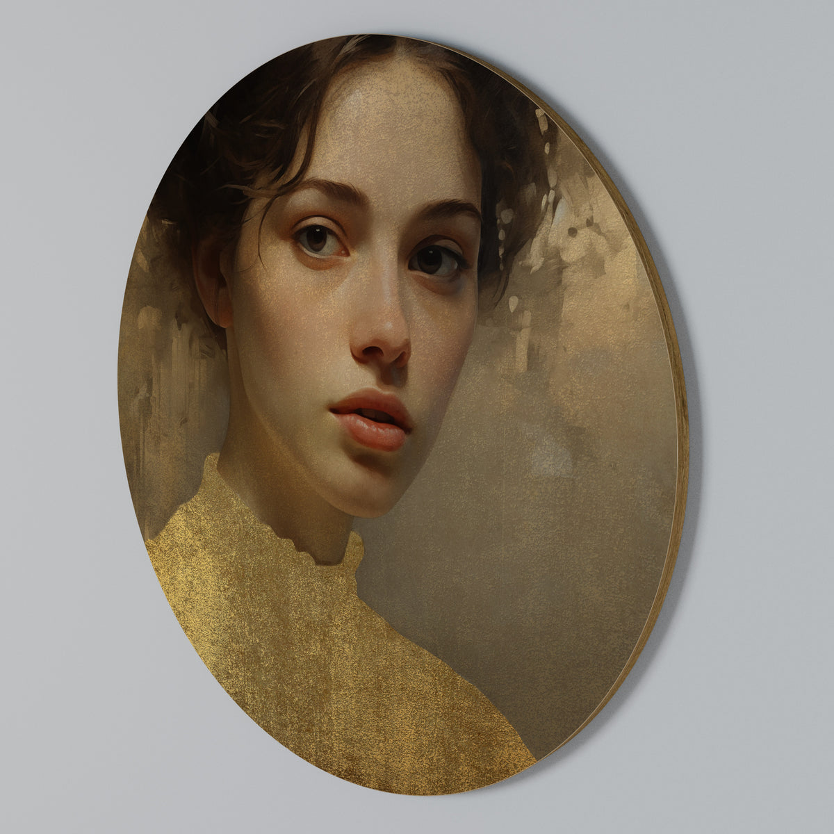 ETHEREAL ECOUNTER Round Wall Art