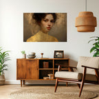 ETHEREAL ECOUNTER Peel and Stick Horizontal Poster