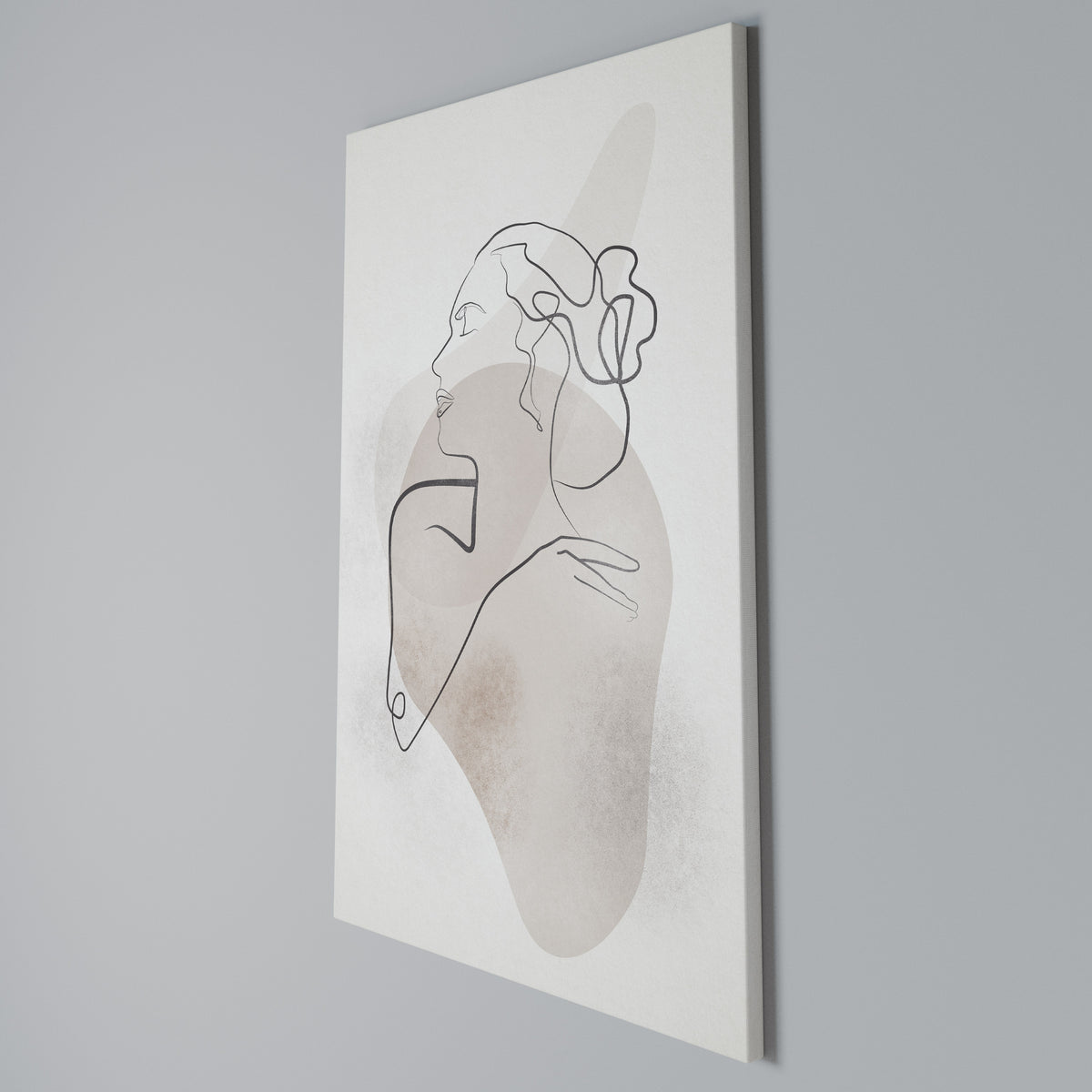 GRACEFUL LINES Vertical Canvas Print