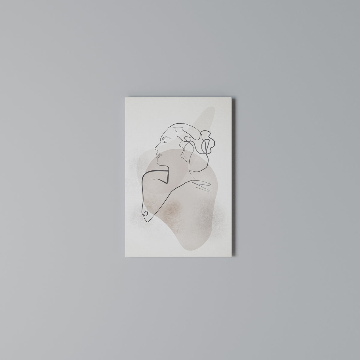 GRACEFUL LINES Vertical Canvas Print