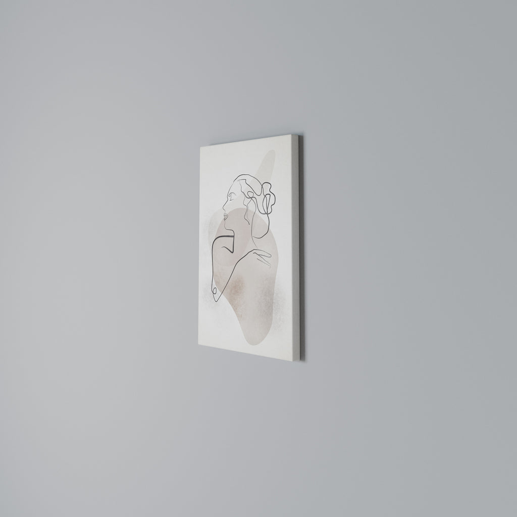 GRACEFUL LINES Vertical Canvas Print