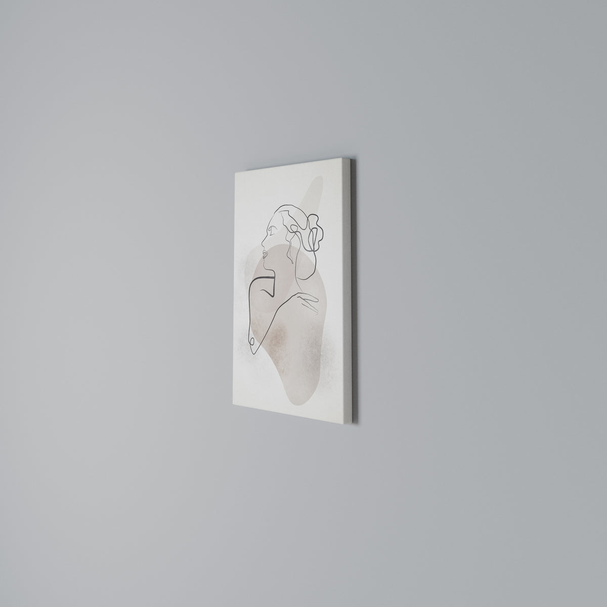 GRACEFUL LINES Vertical Canvas Print