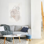 GRACEFUL LINES Selbstklebendes Poster - Hochformat