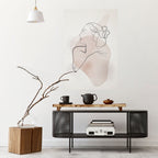 GRACEFUL LINES Selbstklebendes Poster - Hochformat