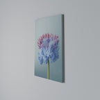 MISTY BLUE EXPLOSION Vertical Canvas Print