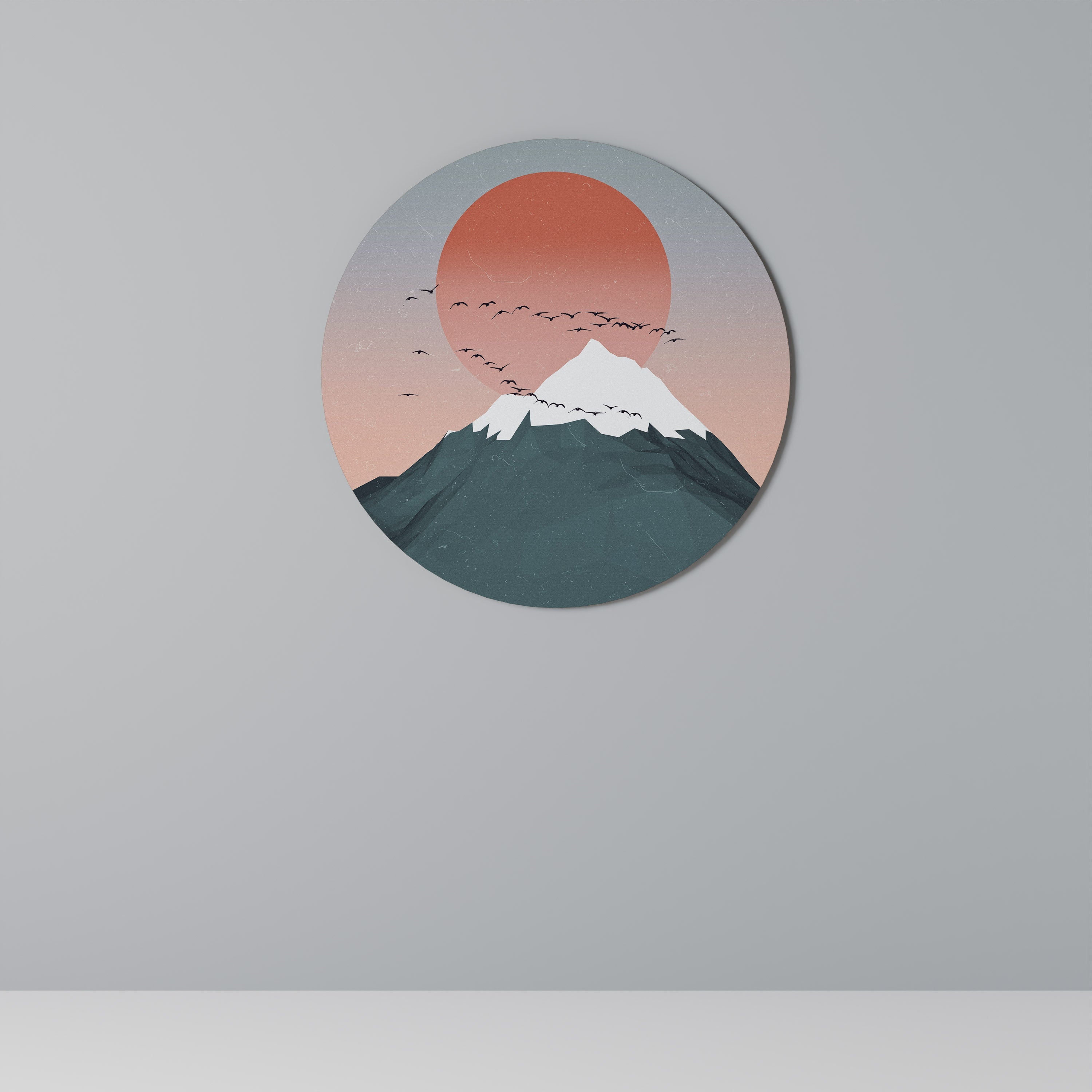 SKYWARD SYMPHONY Runde Wanddekoration Ø 69 cm