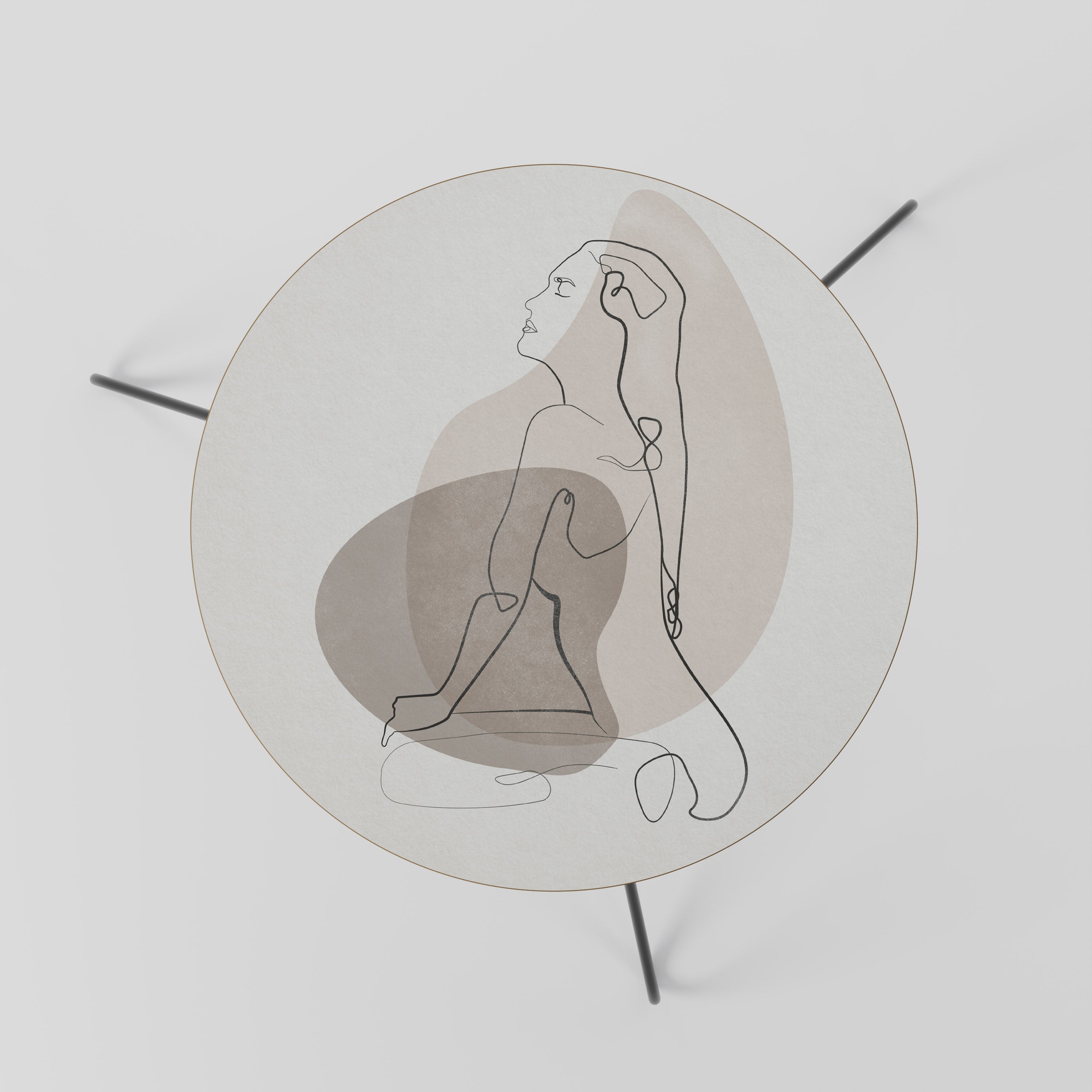 CONTOURS OF BEAUTY Couchtisch 60