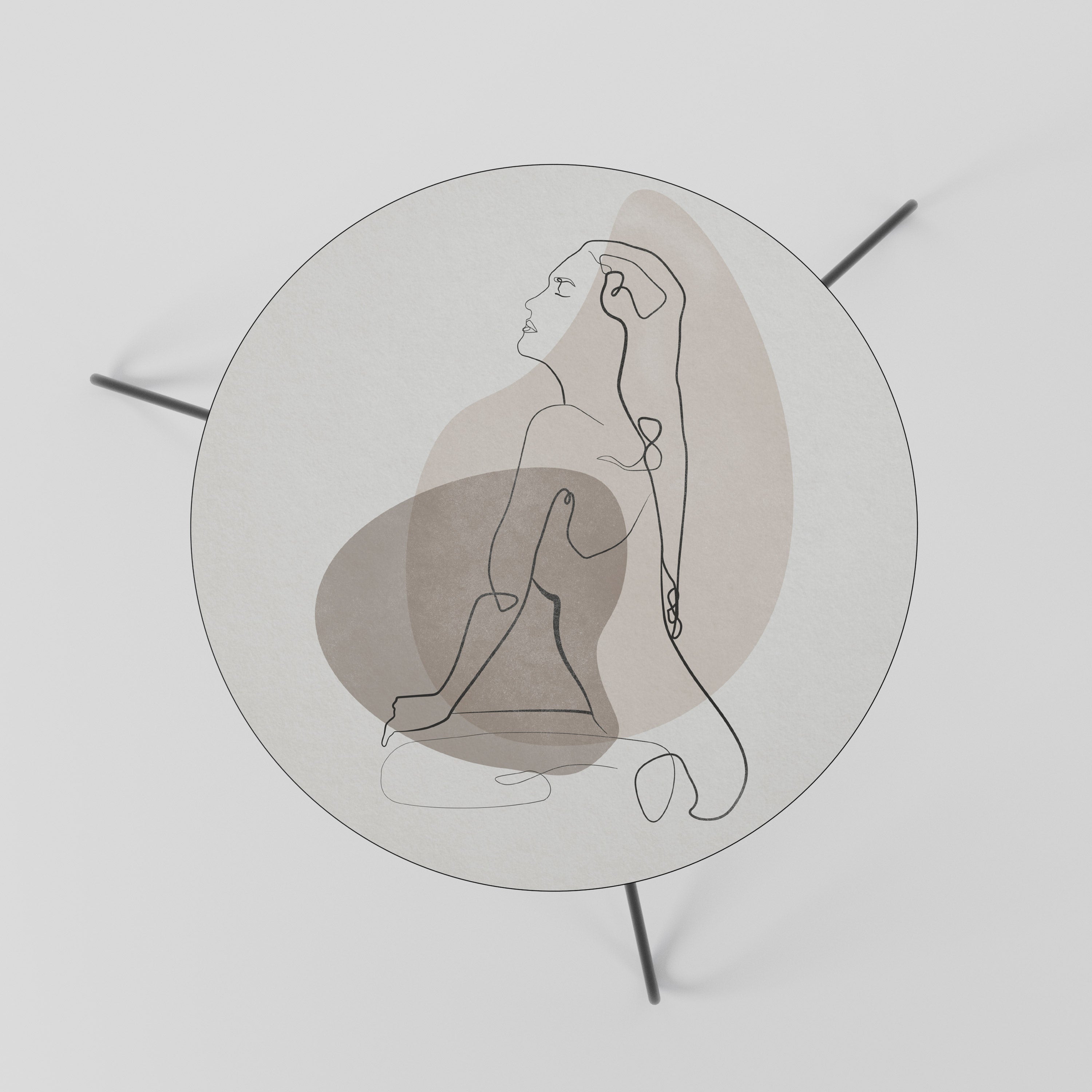 CONTOURS OF BEAUTY Couchtisch 60