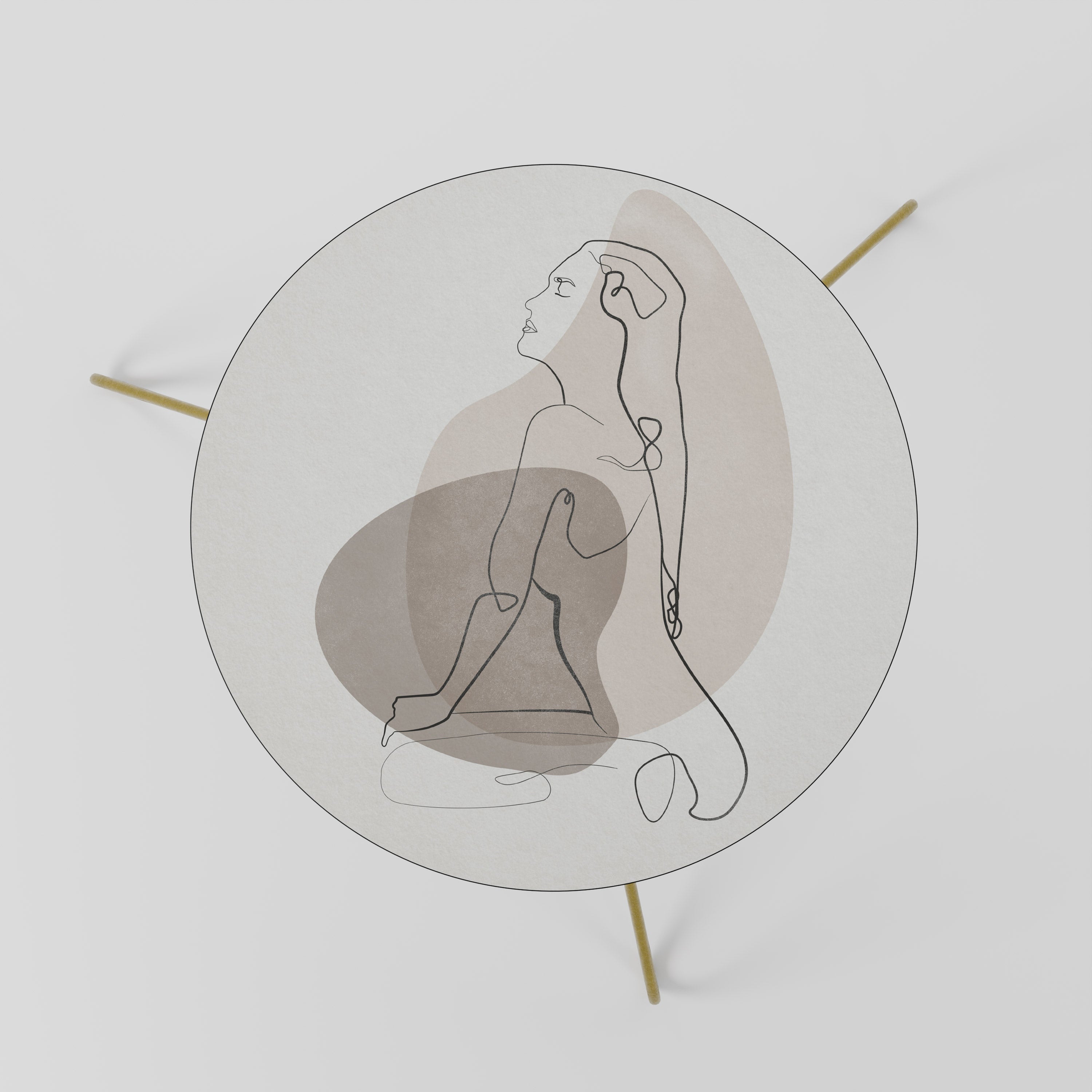 CONTOURS OF BEAUTY Couchtisch 60