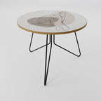 CONTOURS OF BEAUTY Couchtisch Ø 69 cm