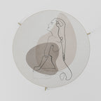 CONTOURS OF BEAUTY Couchtisch Ø 69 cm