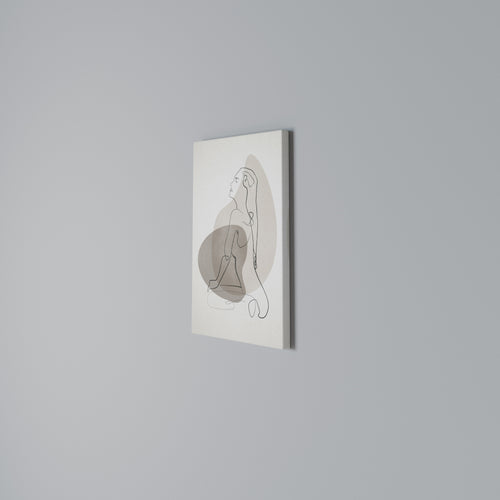 CONTOURS OF BEAUTY Vertical Canvas Print