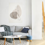 CONTOURS OF BEAUTY Selbstklebendes Poster - Hochformat