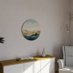 MOUNTAIN MELODY Runde Wanddekoration Ø 69 cm