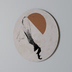 SHADOWS OF IMAGINATION Runde Wanddekoration Ø 69 cm