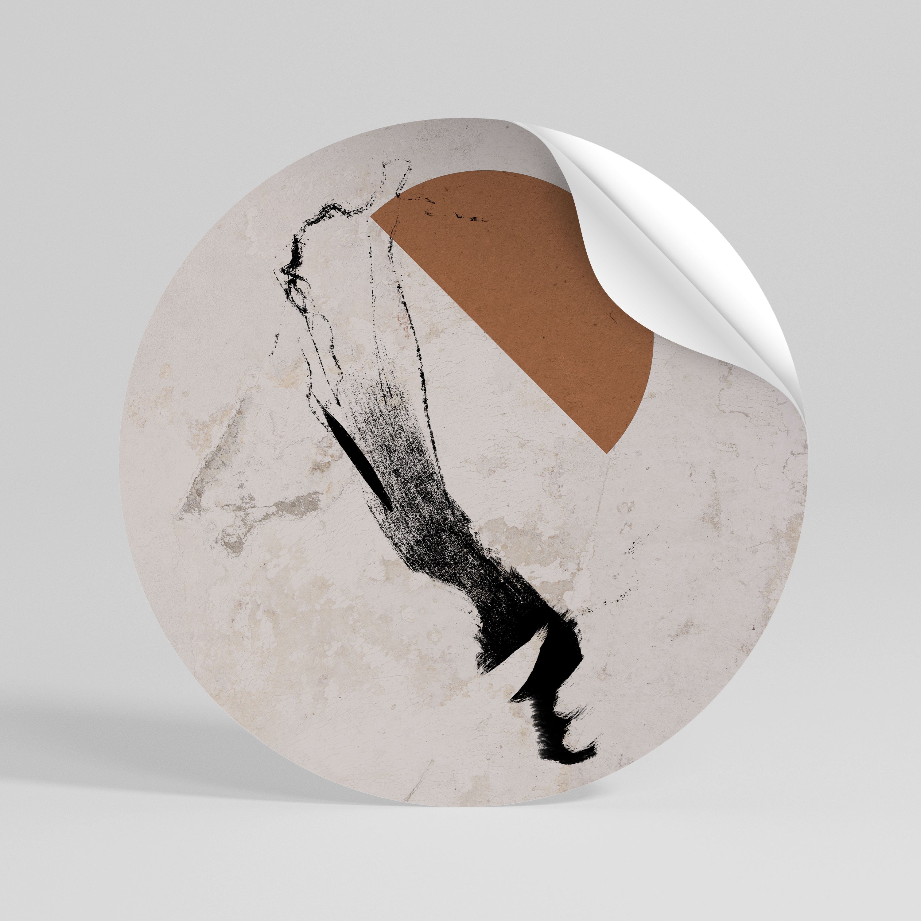 SHADOWS OF IMAGINATION Runder Wandsticker zum Abziehen und Aufkleben