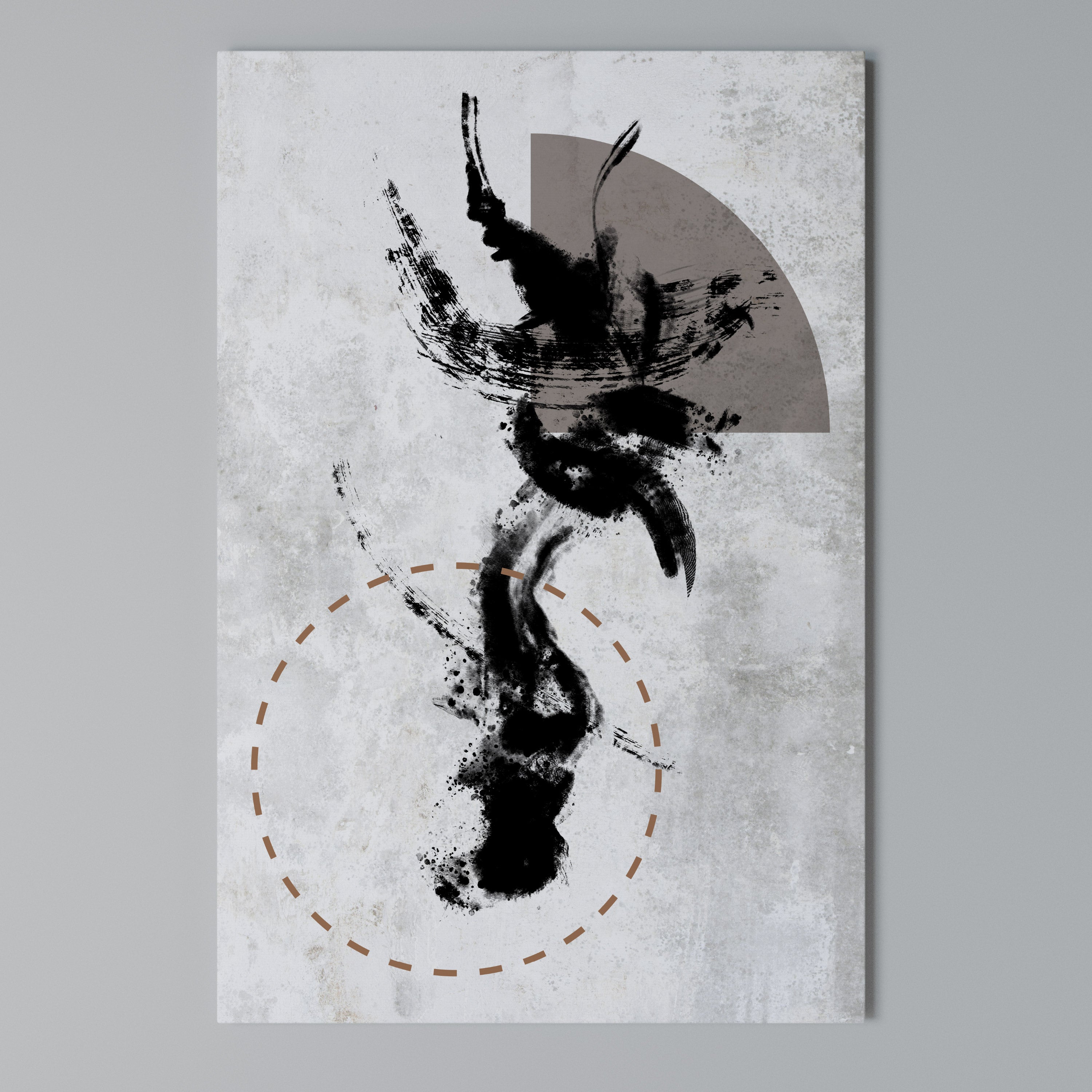 STAINS OF INTROSPECTION Vertical Canvas Print