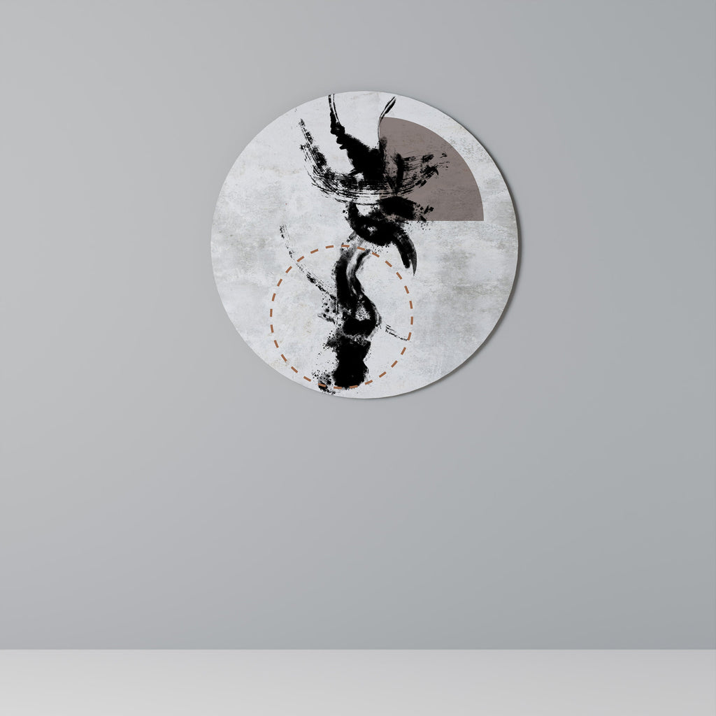 STAINS OF INTROSPECTION Runde Wanddekoration Ø 69 cm