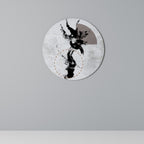 STAINS OF INTROSPECTION Runde Wanddekoration Ø 69 cm