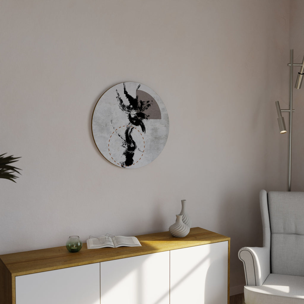 STAINS OF INTROSPECTION Runde Wanddekoration Ø 69 cm