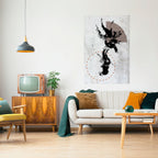 STAINS OF INTROSPECTION Selbstklebendes Poster - Hochformat