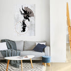 STAINS OF INTROSPECTION Selbstklebendes Poster - Hochformat