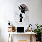 STAINS OF INTROSPECTION Selbstklebendes Poster - Hochformat