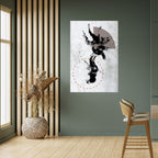 STAINS OF INTROSPECTION Selbstklebendes Poster - Hochformat