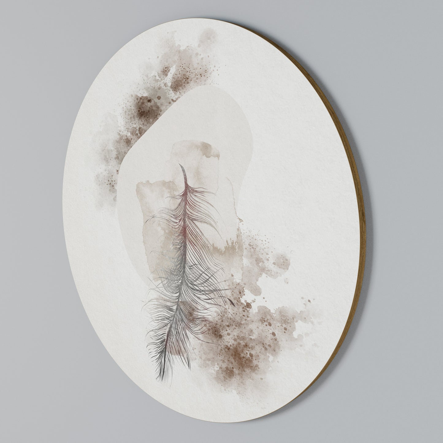 CHARMING DELICACY Rundes Wandbild