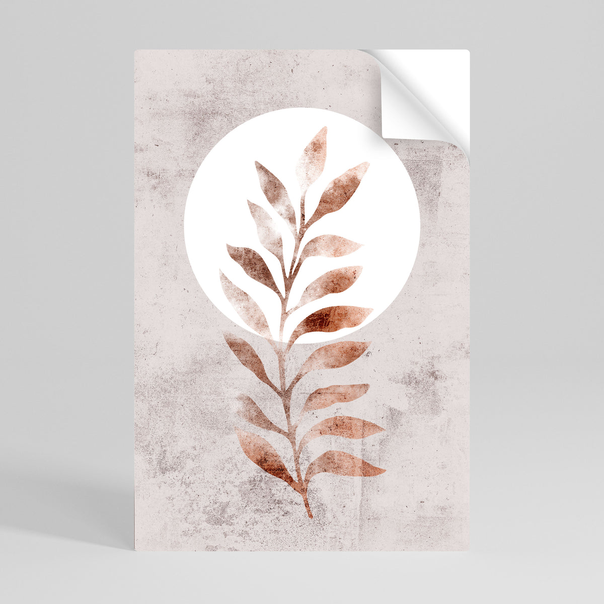 LEAF RADIANCE Selbstklebendes Poster - Hochformat