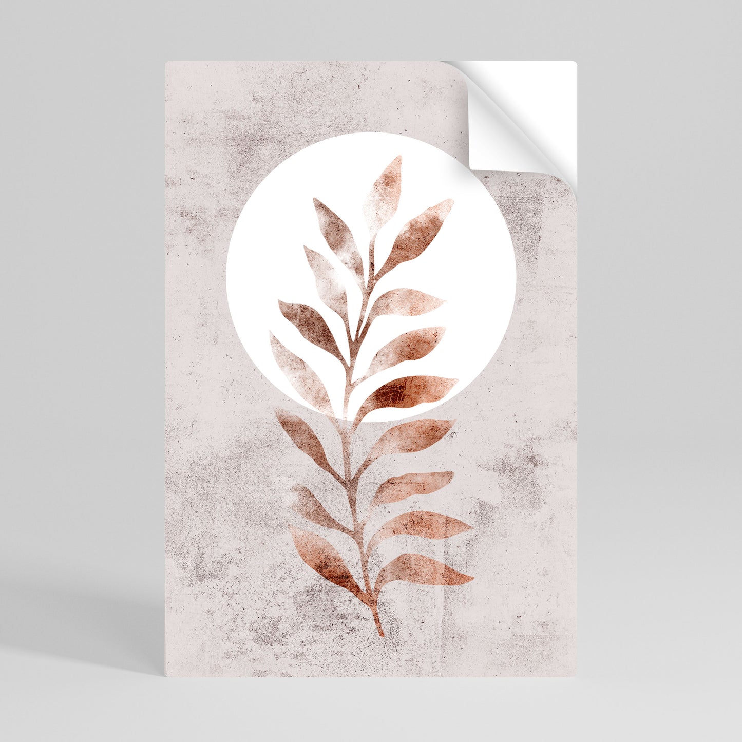 LEAF RADIANCE Selbstklebendes Poster - Hochformat