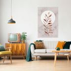 LEAF RADIANCE Selbstklebendes Poster - Hochformat