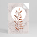 LEAF RADIANCE Selbstklebendes Poster - Hochformat