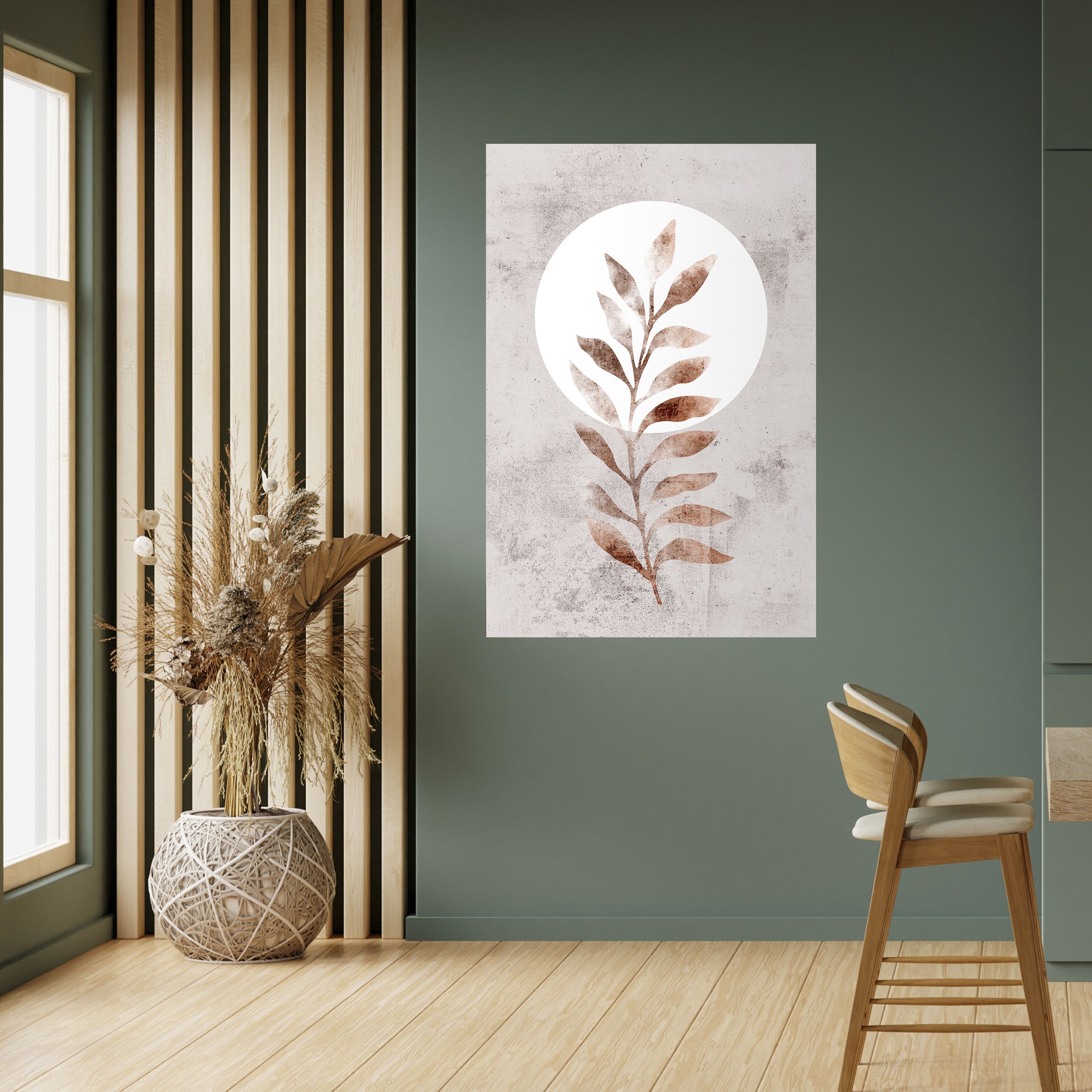 LEAF RADIANCE Vertikales Poster zum Abziehen und Aufkleben