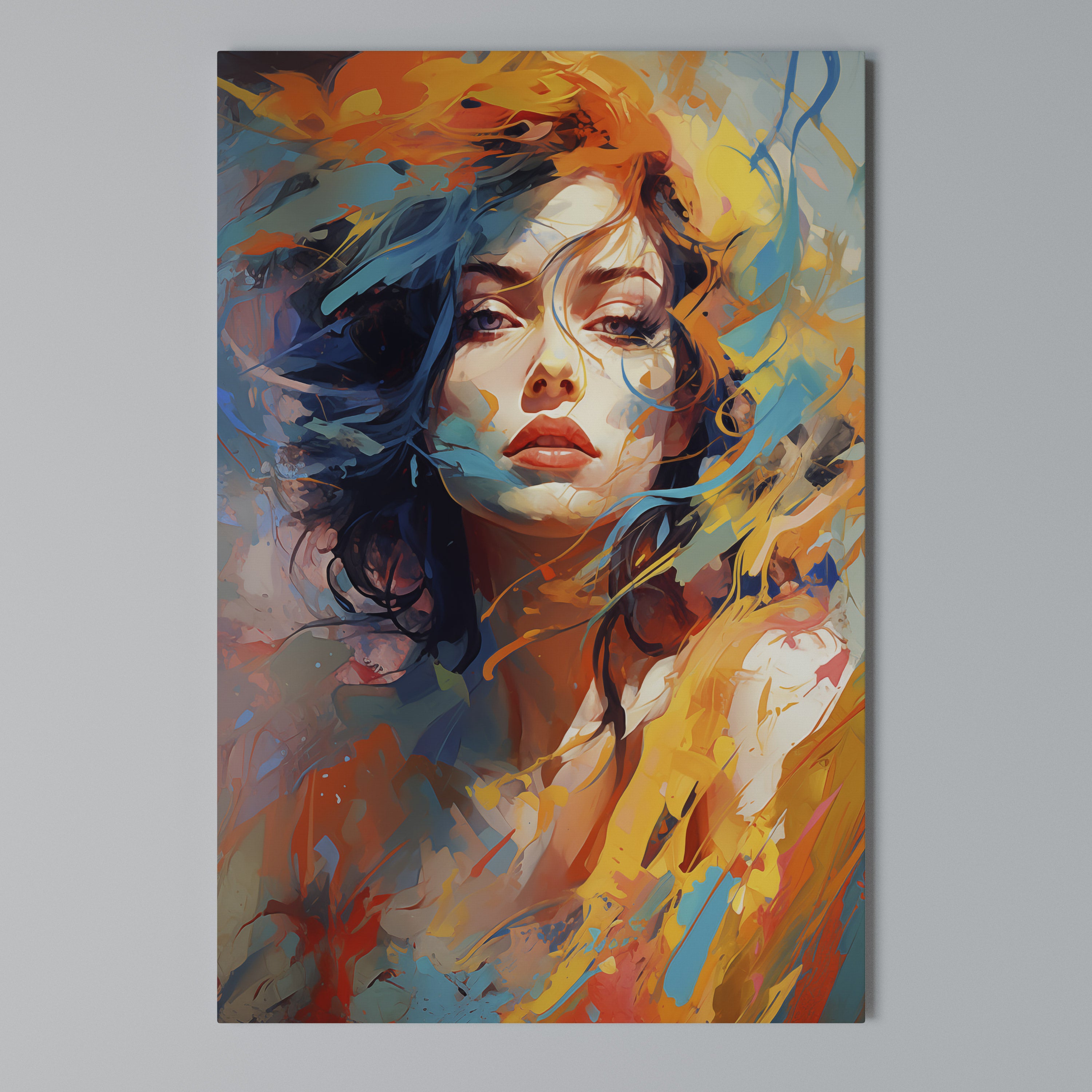 CHROMA CHARM Vertical Canvas Print
