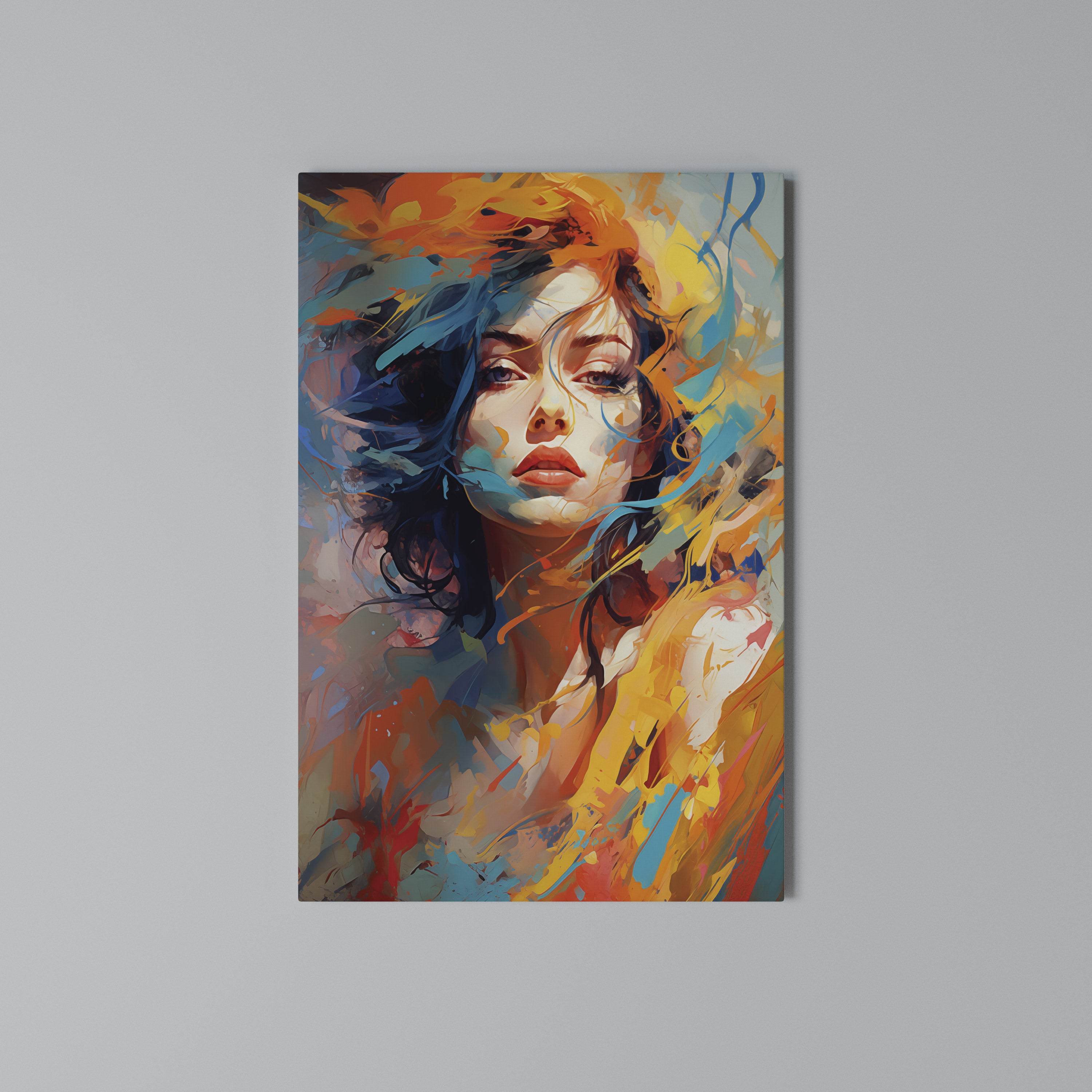 CHROMA CHARM Vertical Canvas Print