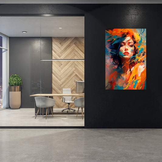 CHROMA CHARM Vertical Canvas Print